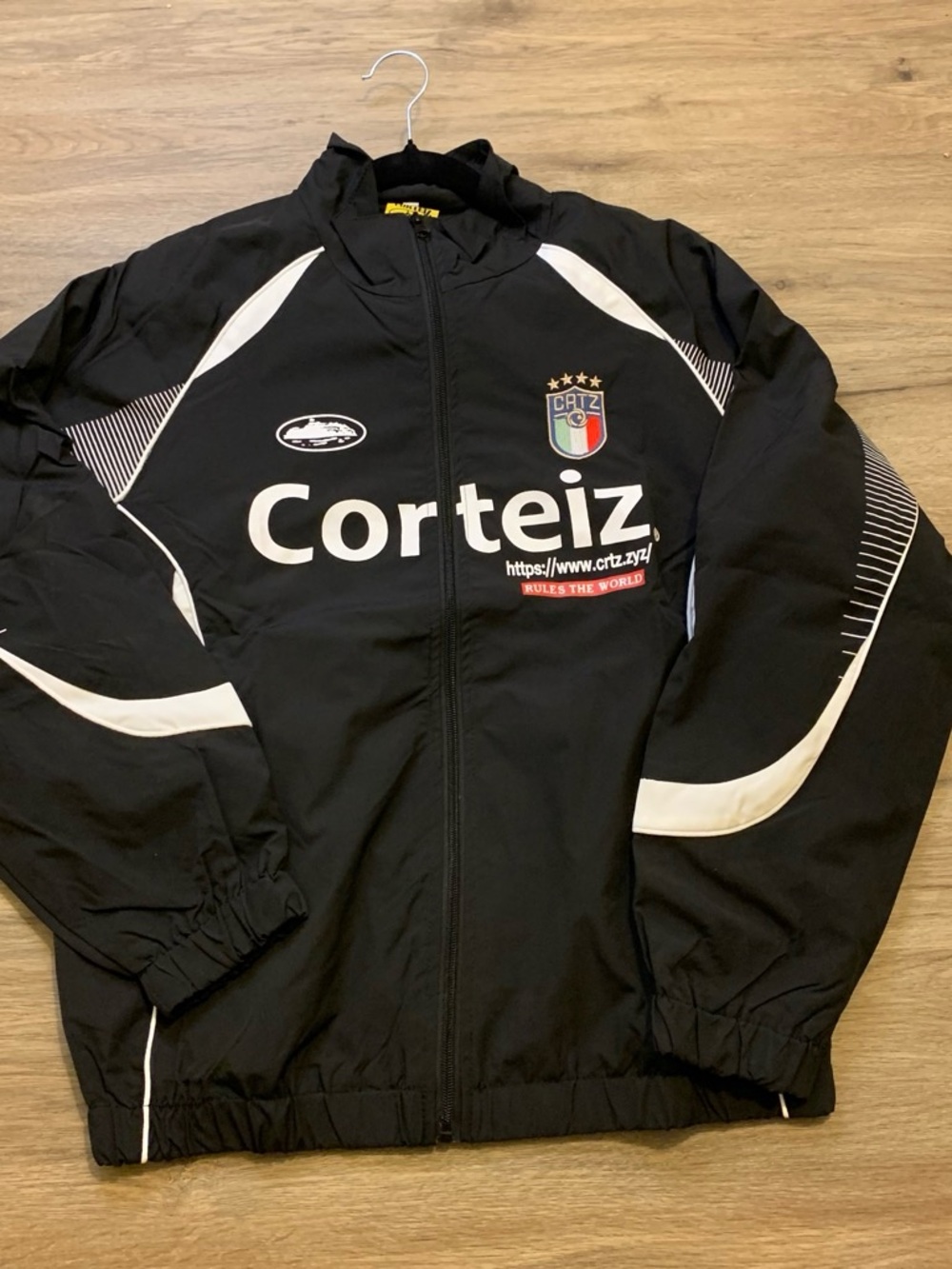 Corteiz Black Zip-Up Men's Sweater Jacket